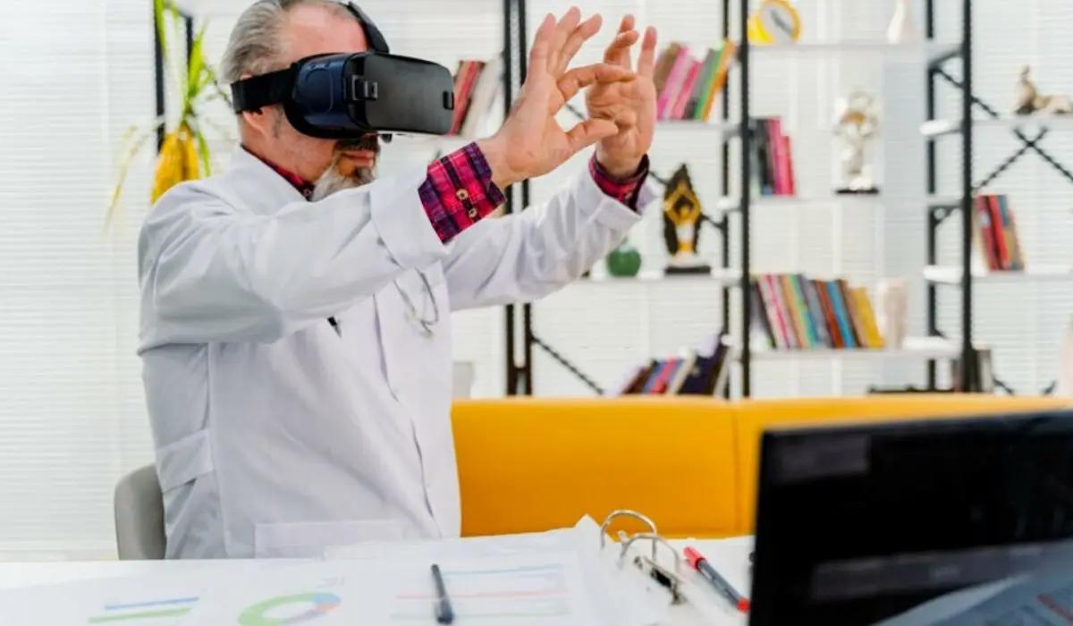 Doctors Using Virtual Reality Devices 