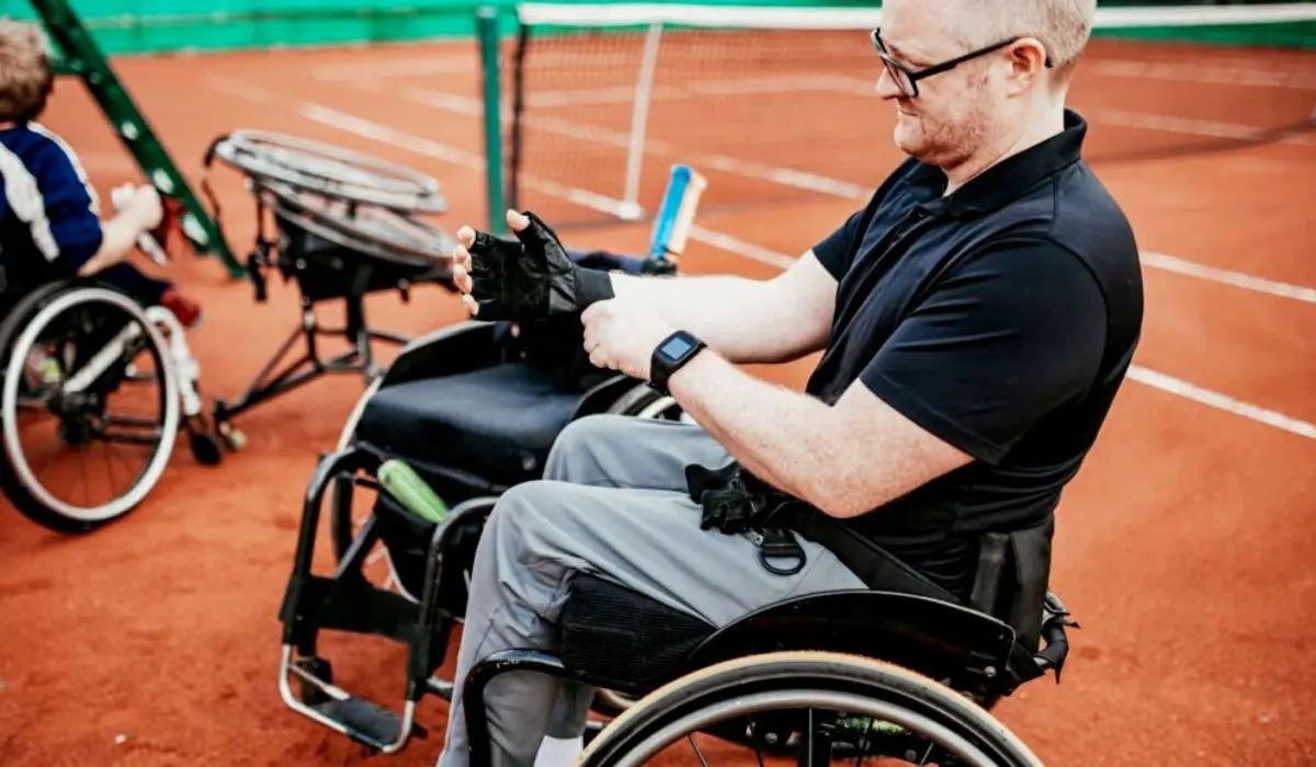 Wheelchair Basketball And Tennis