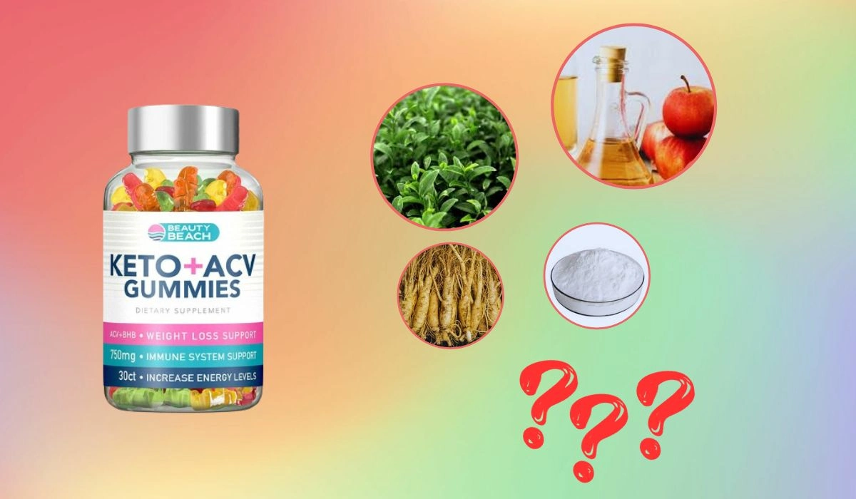 BeautyBeach Keto + ACV Gummies Ingredients