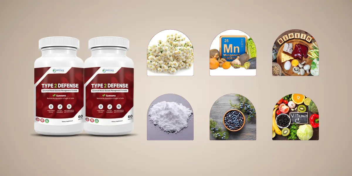 Type2Defense Ingredients
