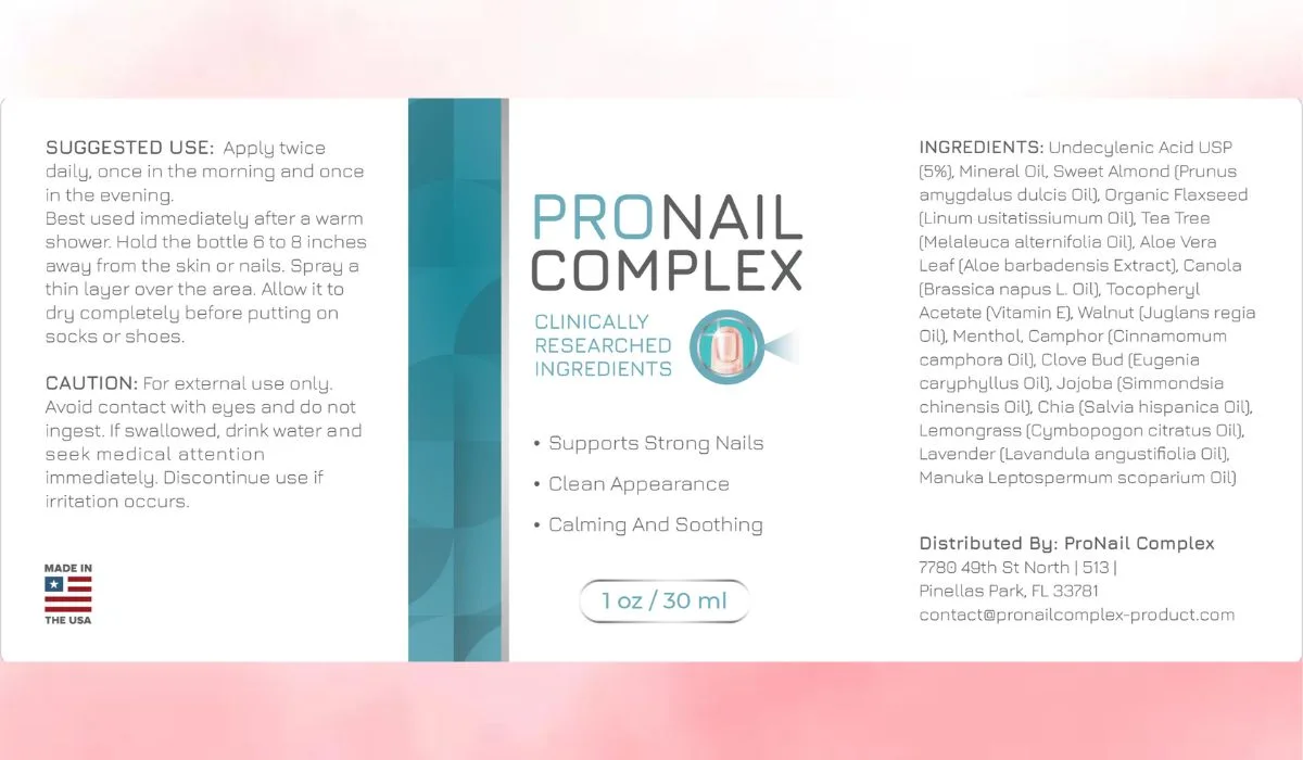 ProNail Complex Supplement Facts