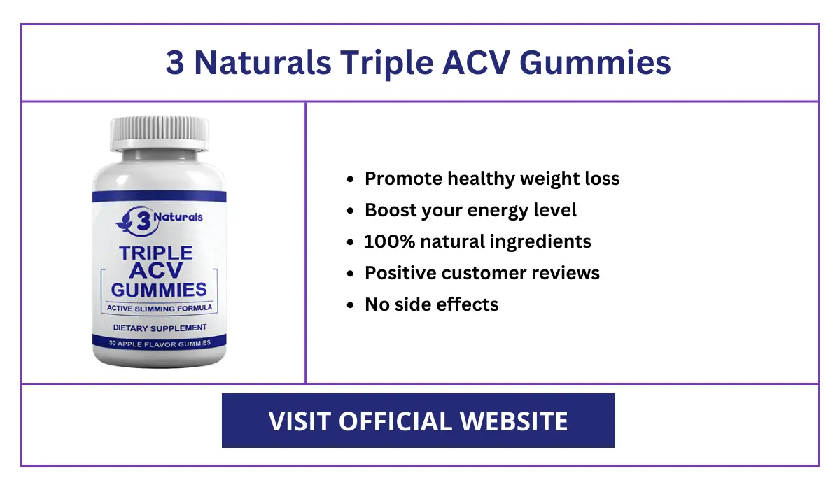 3 Naturals Triple ACV Gummies Supplement