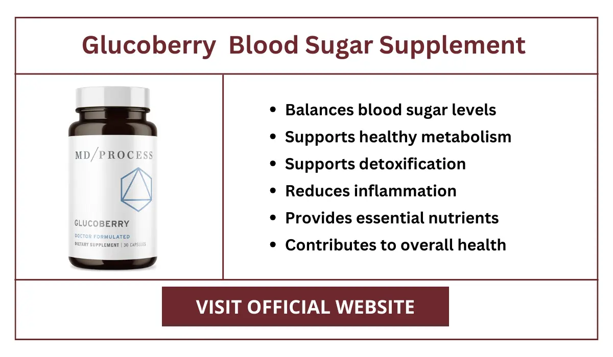 Glucoberry Natural Health Support Formula