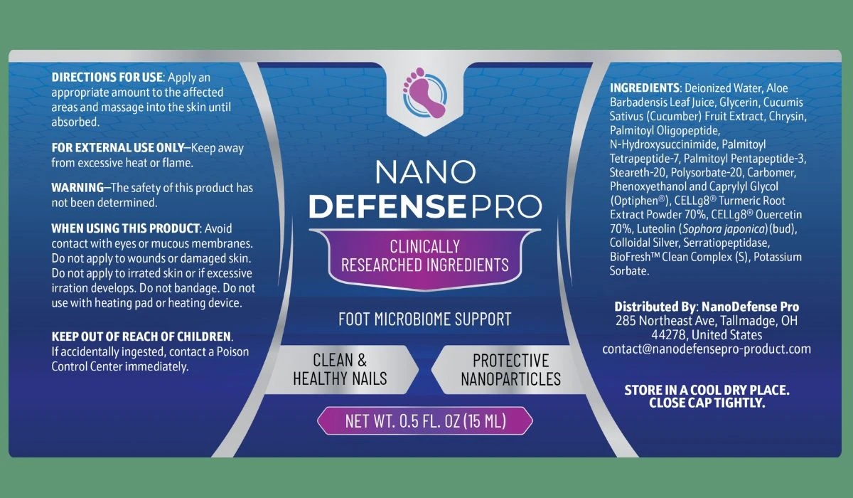 NanoDefense Pro Supplement Facts