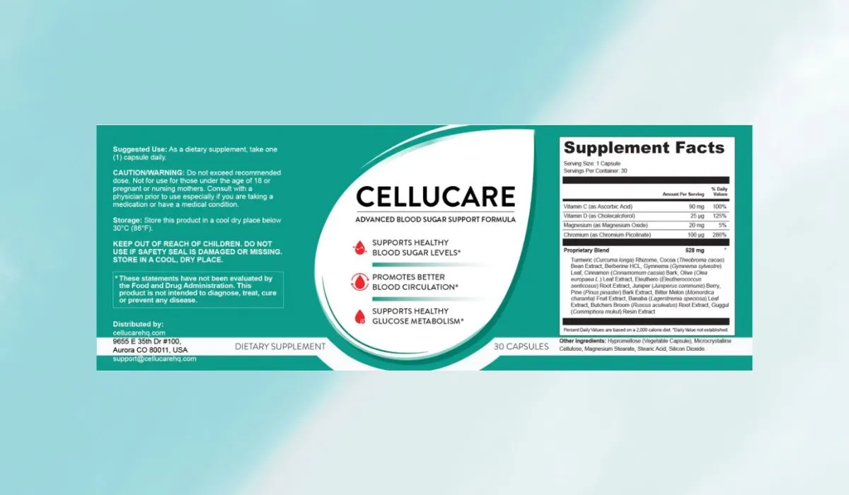 Cellucare Dosage